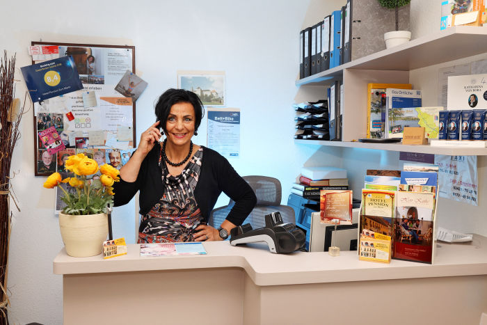 Hotel Pension Torgau Rezeption